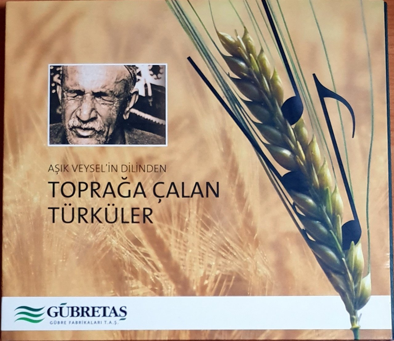 TOPRAĞA ÇALAN TÜRKÜLER / AŞIK VEYSEL'İN DİLİNDEN - CD KALAN MÜZİK / GÜBRETAŞ PROMO 2.EL