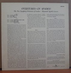 OVERTURES... IN SPADES! - THE NEW SYMPHONY ORCHESTRA OF LONDON, RAYMOND AGOULT (1957) - LP 2.EL PLAK