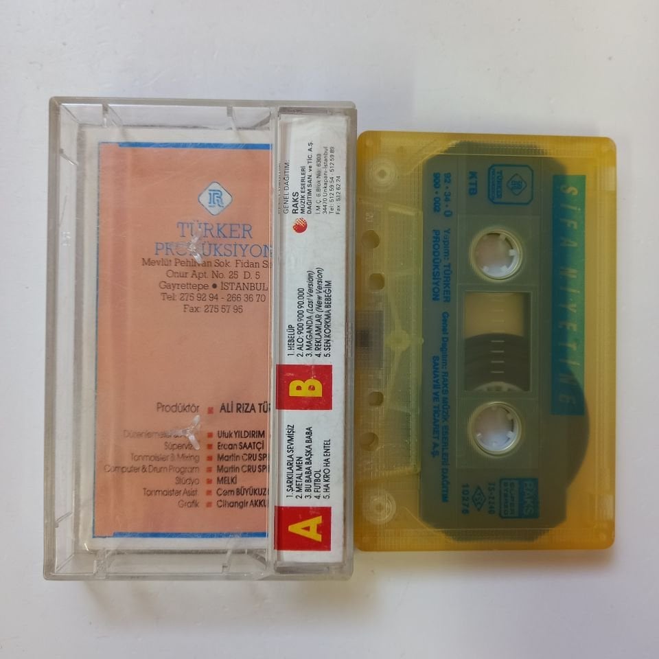 UF-ER / UFUK ERCAN - ŞİFA NİYETİNE (1992) - KASET 2.EL