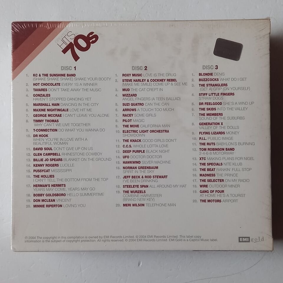GREATEST HITS OF THE 70S (2004) - 3CD BOX SET AMBALAJINDA SIFIR