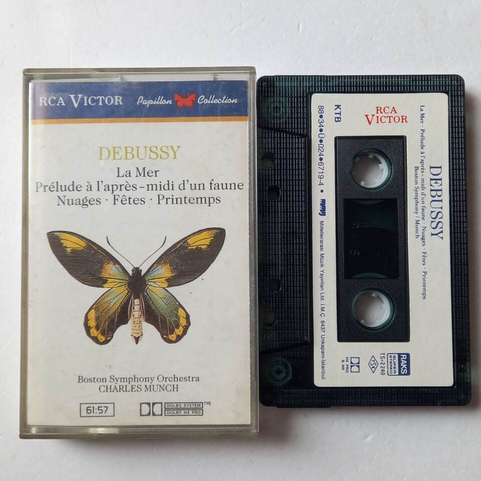 DEBUSSY, BOSTON SYMPHONY ORCHESTRA - LA MER, PRELUDE A L'APRES-MIDI D'UN FAUNE, NUAGES, FETES, PRINTEMPS (1988) - KASET 2.EL