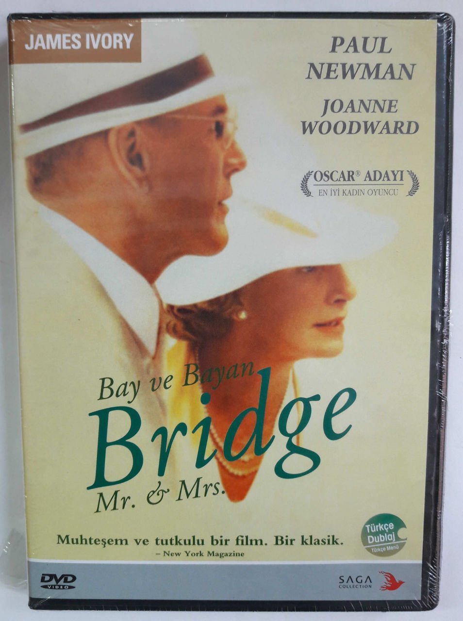 BAY VE BAYAN BRIDGE - MR. & MRS. BRIDGE - PAUL NEWMAN - JOANNE WOODWARD - JAMES IVORY - DVD SIFIR