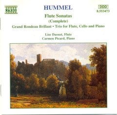 HUMMEL - FLUTE SONATAS /LISE DAOUST (FLUTE) CARMEN PICARD (PIANO) - CD 1996 2.EL