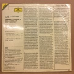 TCHAIKOVSKY  SYMPHONY NO.5 LONDON SYM.ORC. KARL BÖHM 1981 DÖNEM BASKISI SIFIR PLAK