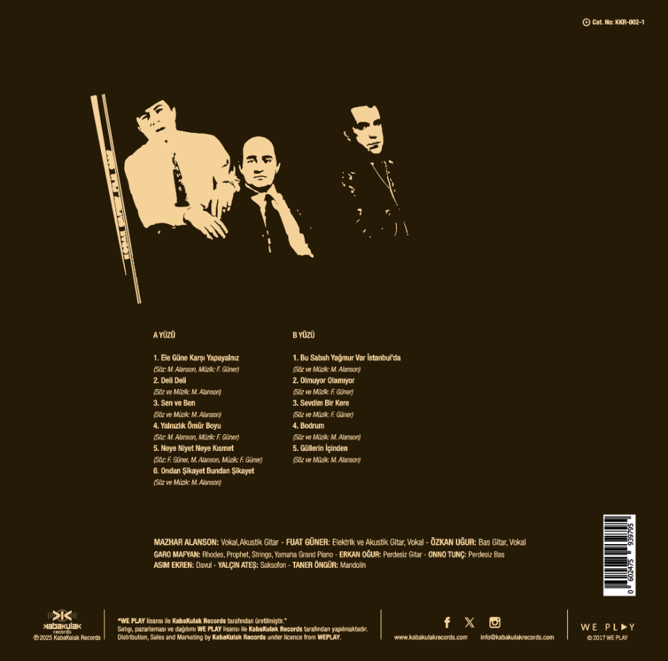 MAZFAR FUAT ÖZKAN - ELE GÜNE KARŞI (1984) LP 2025 BASKI SIFIR PLAK