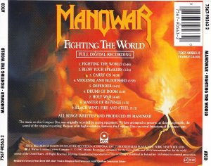 MANOWAR - FIGHTING THE WORLD (1987) - CD AMBALAJINDA SIFIR