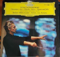 TCHAIKOVSKY 1812, MARCHE SLAVE, ROMEO AND JULIET BERLINER PHILHARMONIKER KARAJAN - LP 2.EL