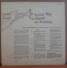 A LOVELY WAY TO SPEND AN EVENING - BILLY BUTTERFIELD (1958) - LP 2.EL PLAK
