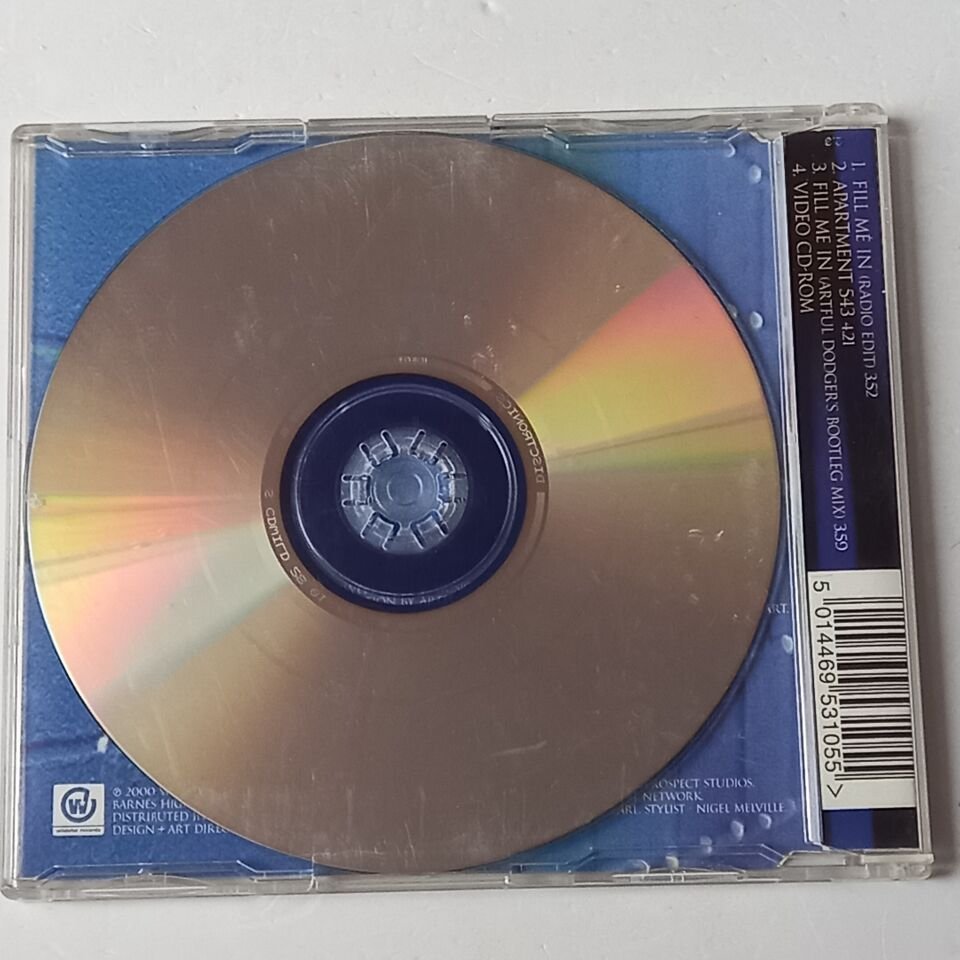 CRAIG DAVID – FILL ME IN (1998) - CDSINGLE CARDSLEEVE 2.EL