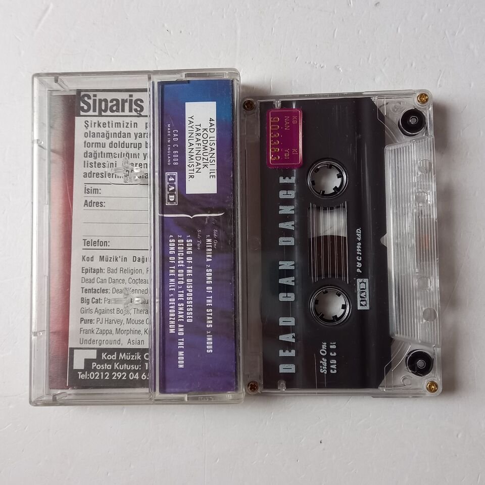 DEAD CAN DANCE - SPIRITCHASER (1996) - KASET 2.EL