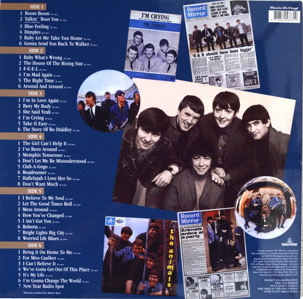 THE ANIMALS - THE COMPLETE ANIMALS (1990) - 3xLP COMPILATION 180GR 2014 EDITION SIFIR PLAK