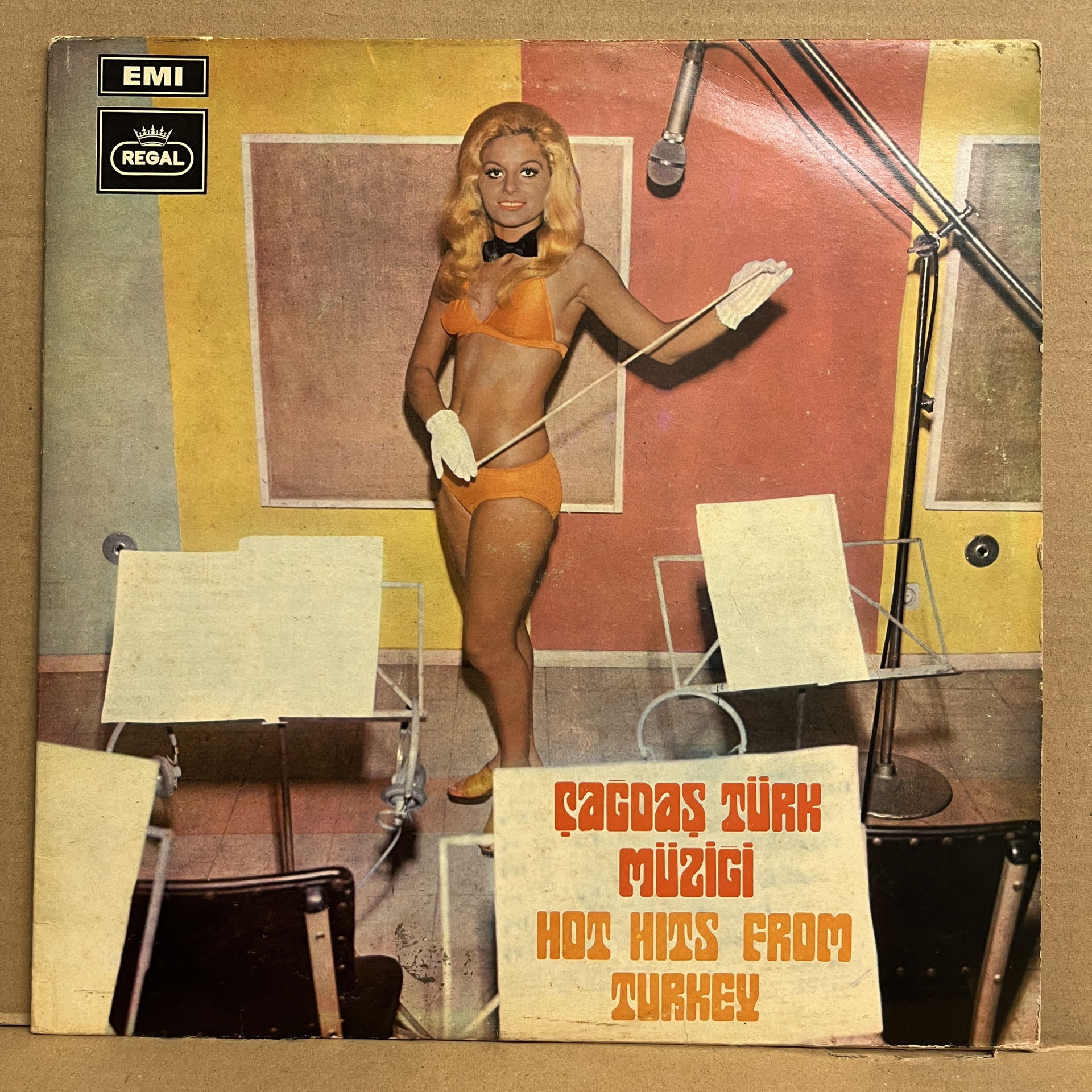 HÜSNÜ ÖZKARTAL - ÇAĞDAŞ TÜRK MÜZİĞİ / HOT HITS FROM TURKEY (1972) - LP 2.EL PLAK