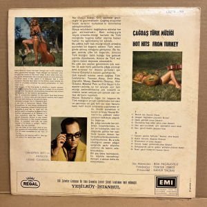 HÜSNÜ ÖZKARTAL - ÇAĞDAŞ TÜRK MÜZİĞİ / HOT HITS FROM TURKEY (1972) - LP 2.EL PLAK