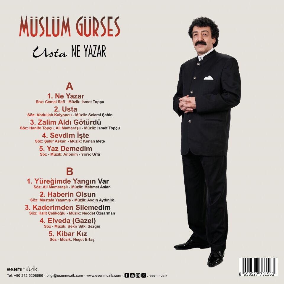 MÜSLÜM GÜRSES - USTA NE YAZAR (1997) - LP 2026 BASIM SIFIR PLAK