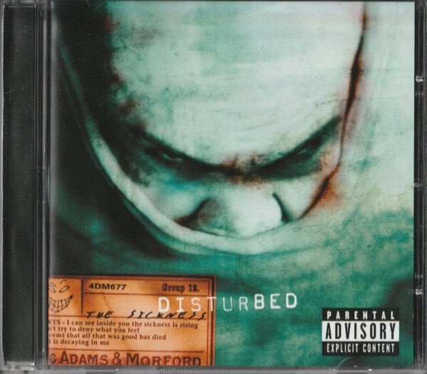 DISTURBED – THE SICKNESS (2000) - CD REISSUE JEWEL CASE AMBALAJINDA SIFIR