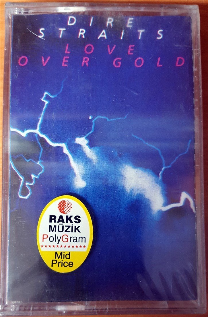 DIRE STRAITS - LOVE OVER GOLD (1995) RAKS CASSETTE MADE IN TURKEY ''NEW''