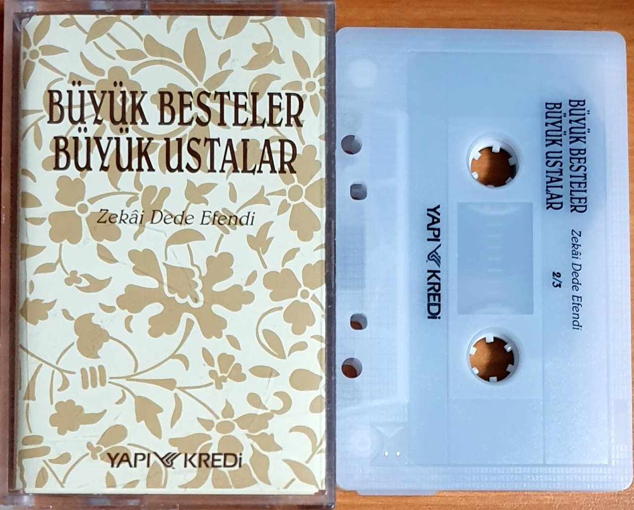 BÜYÜK BESTELER BÜYÜK USTALAR 2/3 / ZEKAİ DEDE EFENDİ - KASET YAPI KREDİ 2.EL