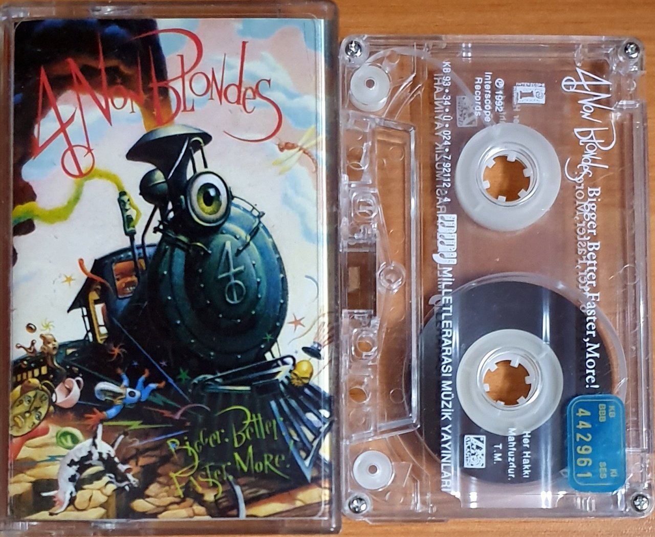 4 NON BLONDES - BIGGER, BETTER, FASTER, MORE (1993) - KASET MMY 2.EL