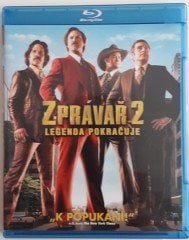 Z PRÁVAŘ 2 - ANCHORMAN 2 THE LEGEND CONTINUES - ADAM McCAY - JUDD APATOW - WILL FERRELL - STEVE CARELL - 2BLU-RAY 2.EL