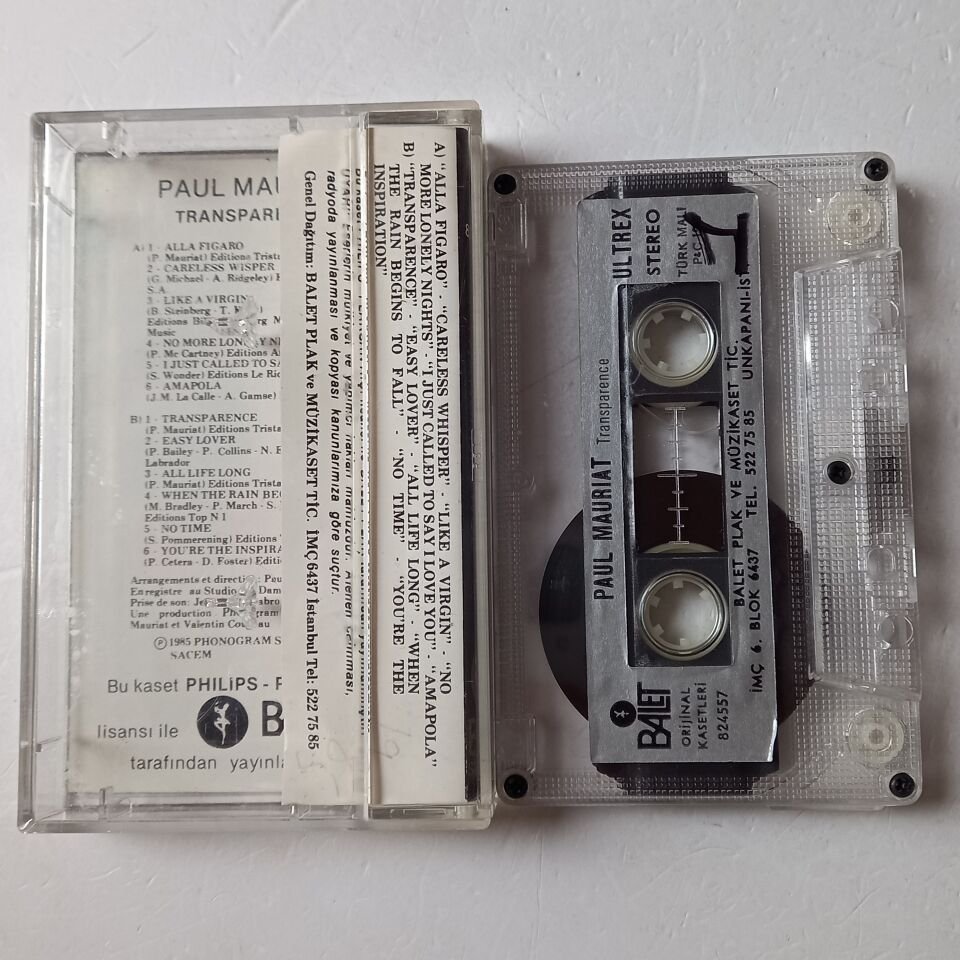 PAUL MAURIAT - TRANSPARENCE (1985) - KASET 2.EL