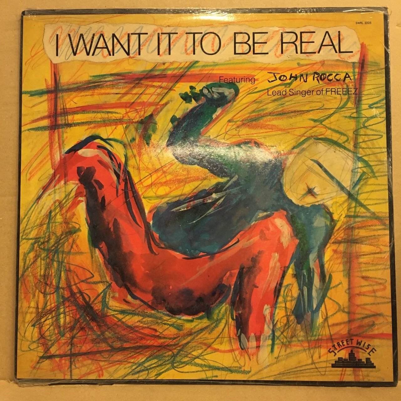 JOHN ROCCA (LEAD SINGER OF FREEEZ) - I WANT IT TO NE REAL (1984) - 12'' MAXI SINGLE 2.EL PLAK