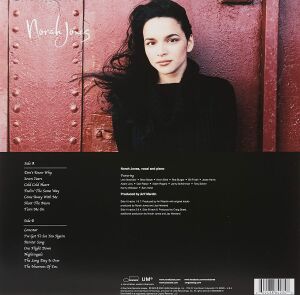 NORAH JONES - COME AWAY WITH ME (2002) - LP 2022 EDITION SIFIR PLAK