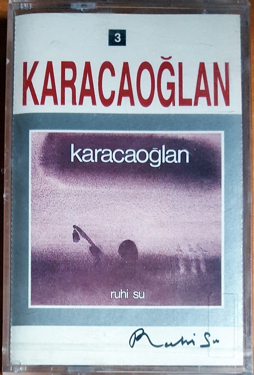 RUHİ SU - KARACAOĞLAN (1987) İMECE / MODERN PLAK EVİ KASET SIFIR