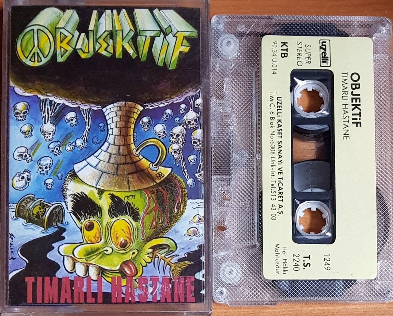 OBJEKTİF - TIMARLI HASTANE (1990) UZELLİ KASET 2.EL