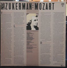 MOZART: SERENADE, DIVERTIMENTO, PINCHAS ZUKERMAN, DANIEL BARENBOIM - PLAK 2.EL