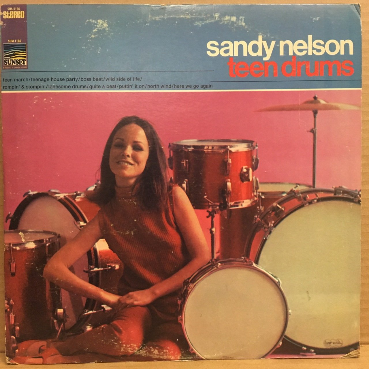 SANDY NELSON - TEEN DRUMS  2.EL PLAK