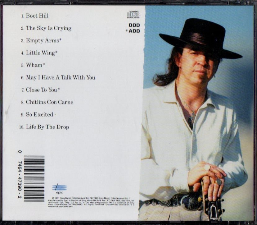 STEVIE RAY VAUGHAN - THE SKY IS CRYING (1991) - CD BLUES ROCK 2.EL