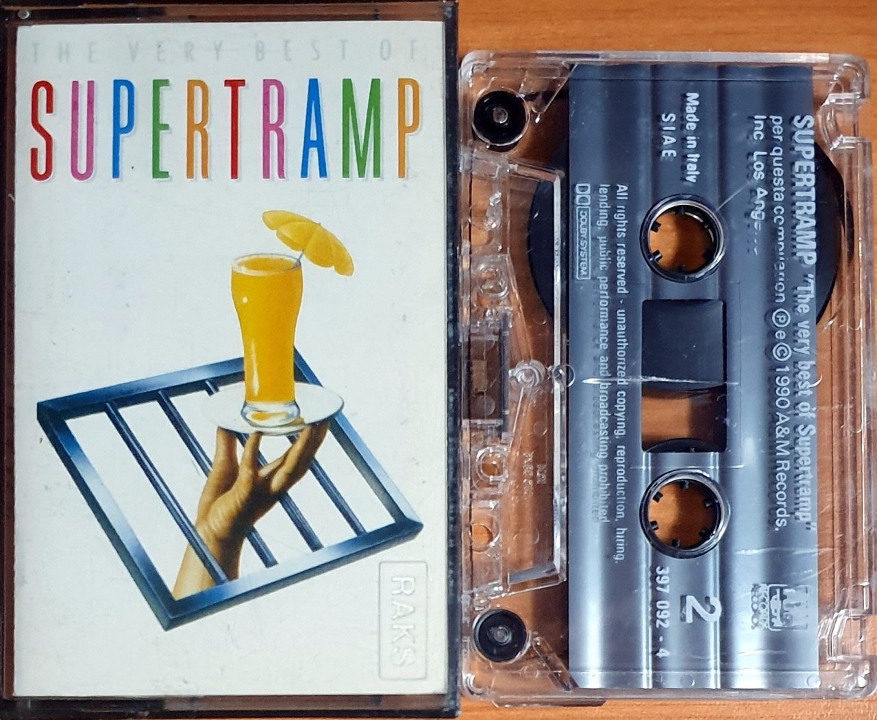 SUPERTRAMP - THE VERY BEST OF (1990) - KASET MADE IN ITALY 2.EL