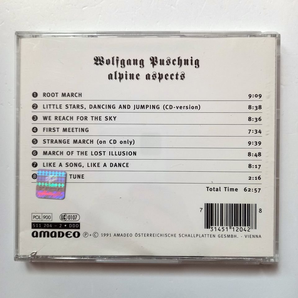 WOLFGANG PUSCHNIG – ALPINE ASPECTS (1991) - CD 2.EL
