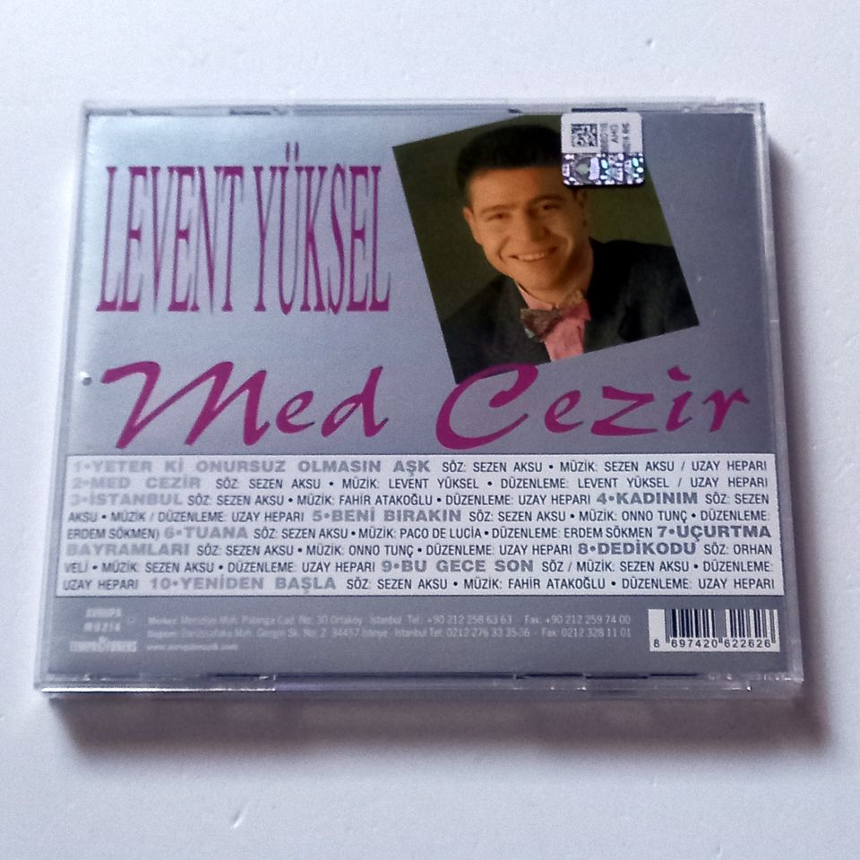 LEVENT YÜKSEL - MED CEZİR (1993) - CD AVRUPA MÜZİK 2.EL