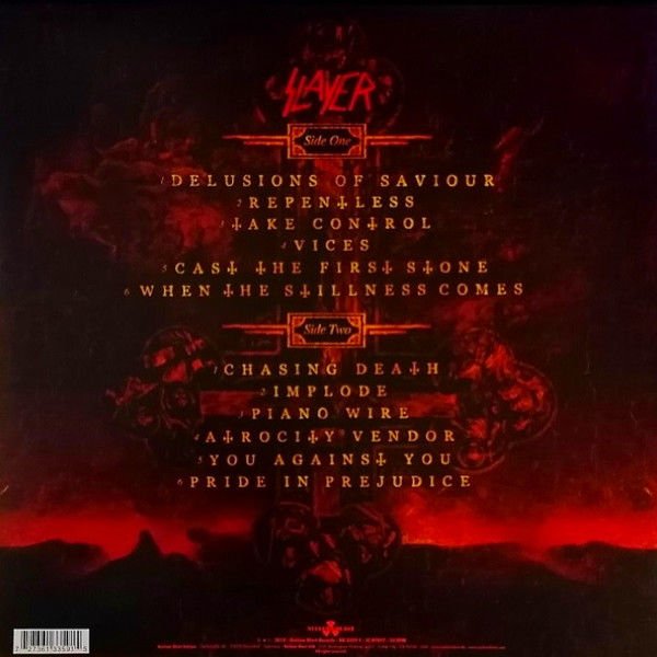 SLAYER – REPENTLESS (2015) - LP 2023 REISSUE SIFIR PLAK