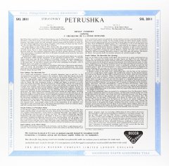 STRAVINSKY PETRUSHKA L'ORCHESTRE DE LA SUISSE ROMANDE - ERNST ANSERMET - SIFIR PLAK