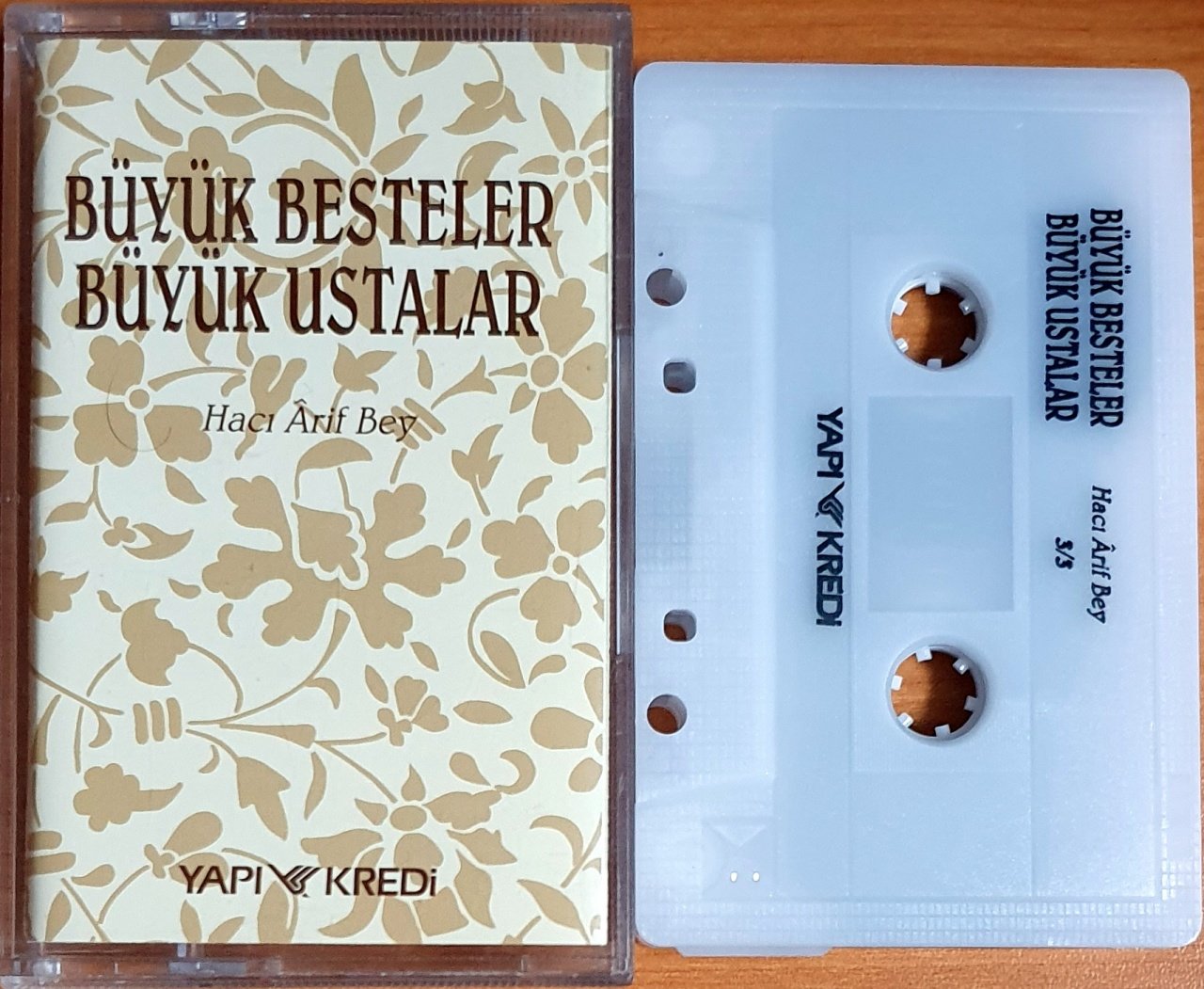 BÜYÜK BESTELER BÜYÜK USTALAR 3/3 / HACI ARİF BEY - KASET YAPI KREDİ 2.EL