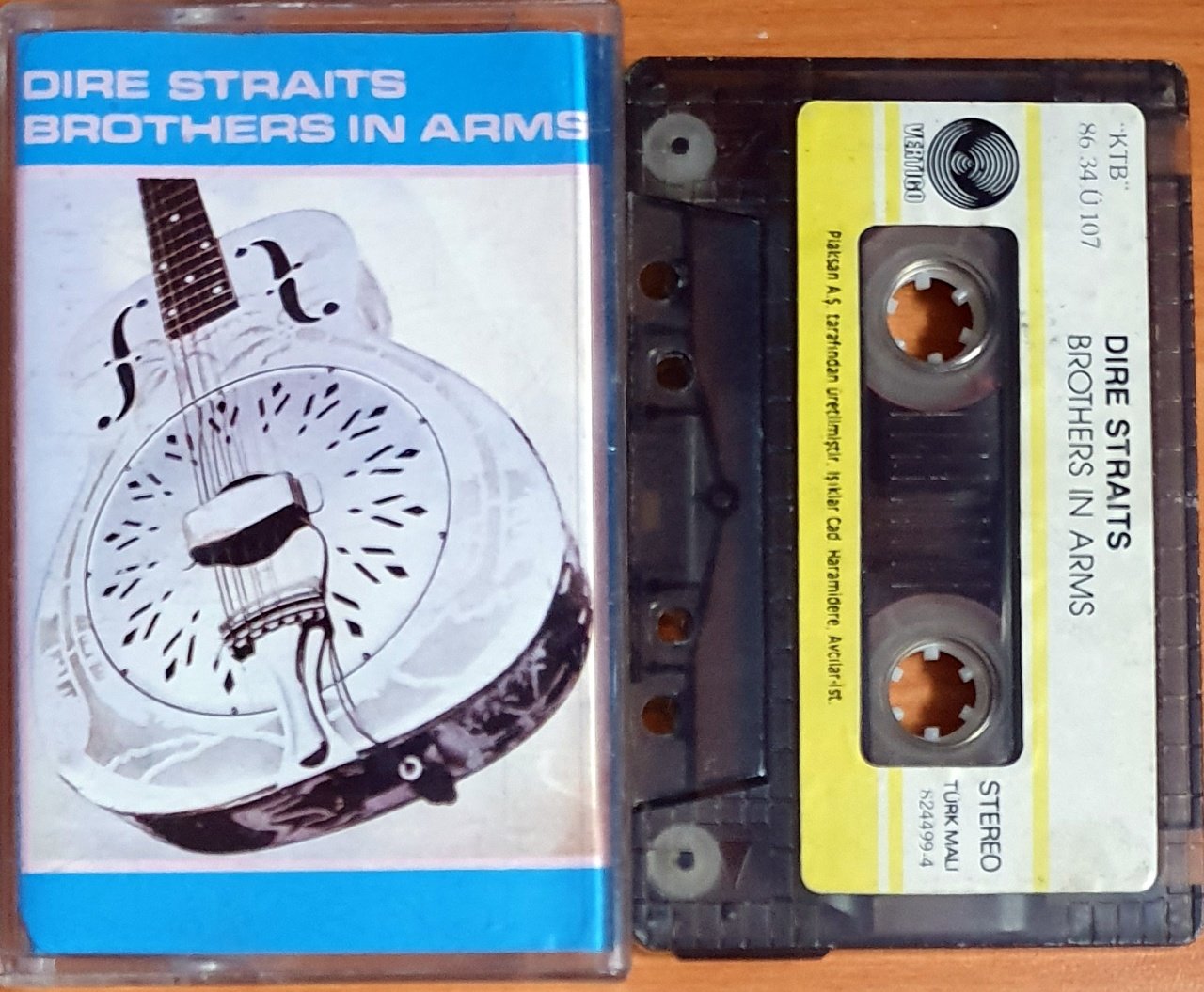 DIRE STRAITS - BROTHERS IN ARMS (1986) - KASET PLAKSAN 2.EL