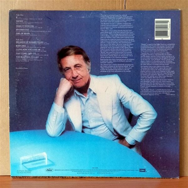 FRANCK POURCEL – TOO BEAUTIFUL TO LAST (1979) - LP 2.EL PLAK