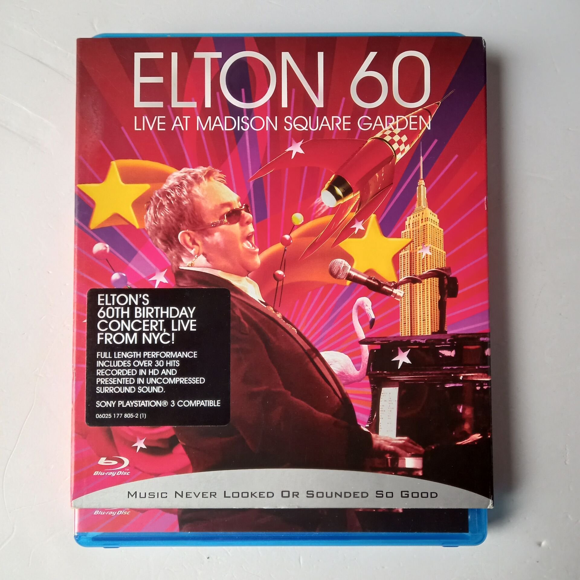 ELTON JOHN 60 LIVE AT MADISON SQUARE GARDEN - ELTON\'S 60TH BIRTHDAY CONCERT LIVE FROM NYC - BLU-RAY 2.EL
