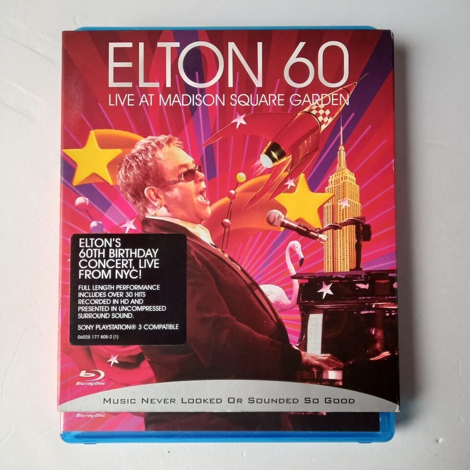 ELTON JOHN 60 LIVE AT MADISON SQUARE GARDEN - ELTON\'S 60TH BIRTHDAY CONCERT LIVE FROM NYC - BLU-RAY 2.EL