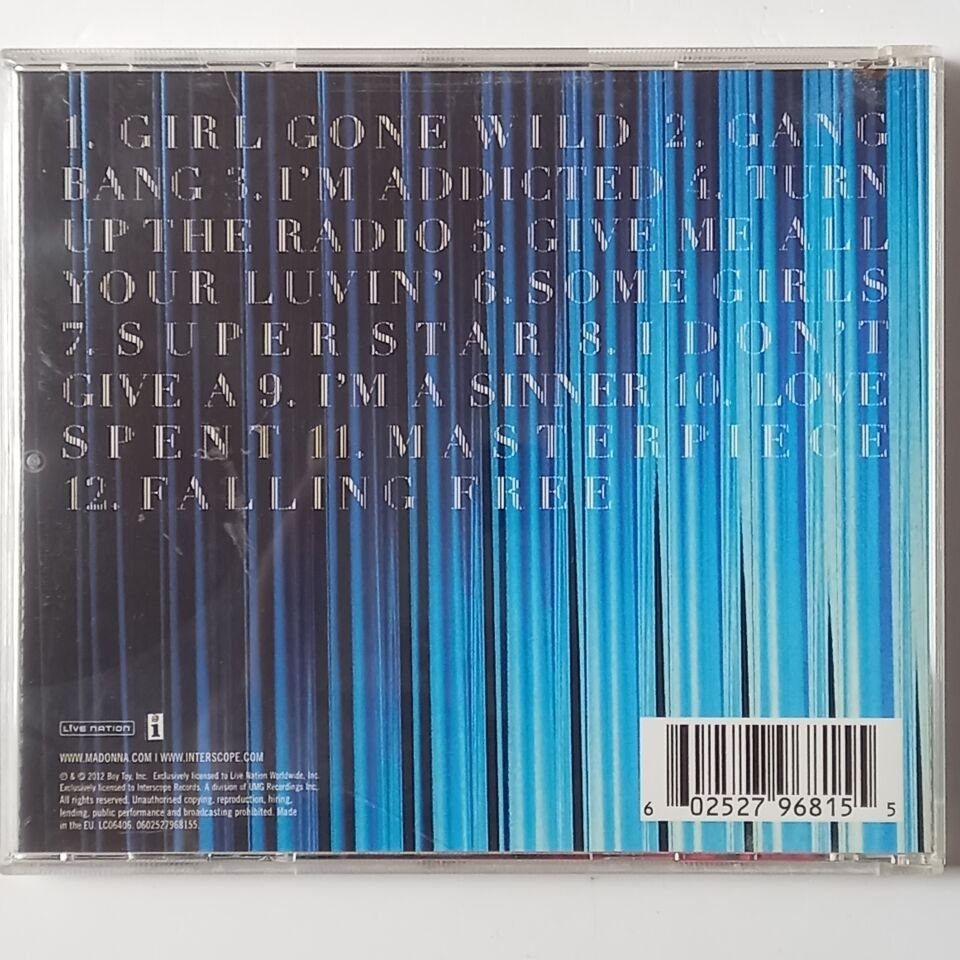 MADONNA – MDNA (2012) - CD 2.EL