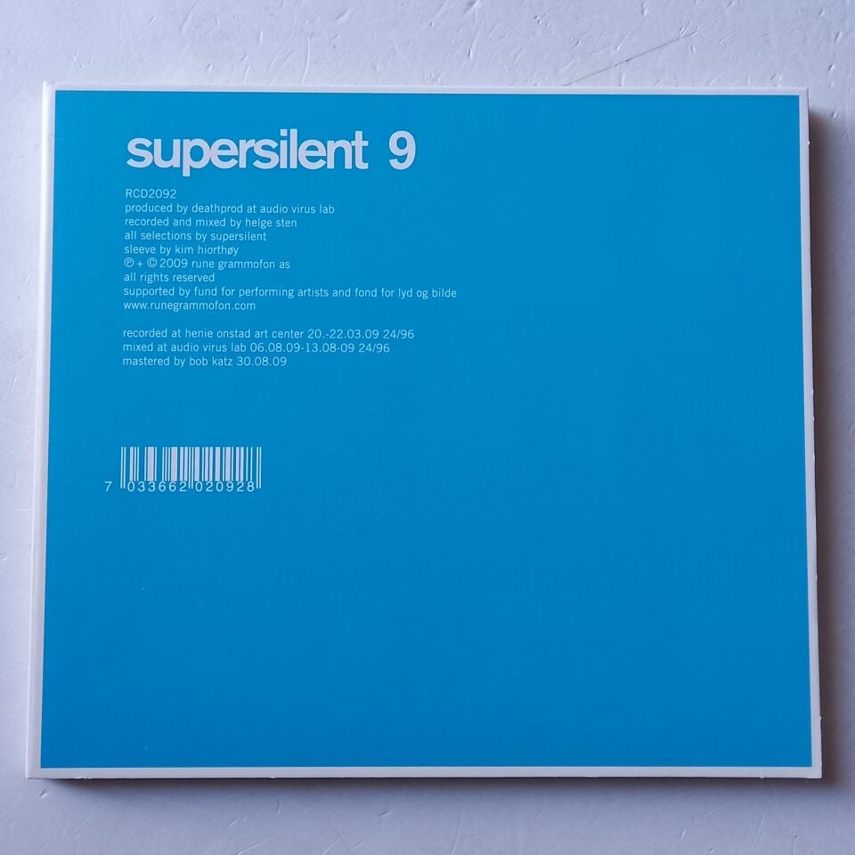 SUPERSILENT – 9 (2009) - CD DIGIPAK 2.EL