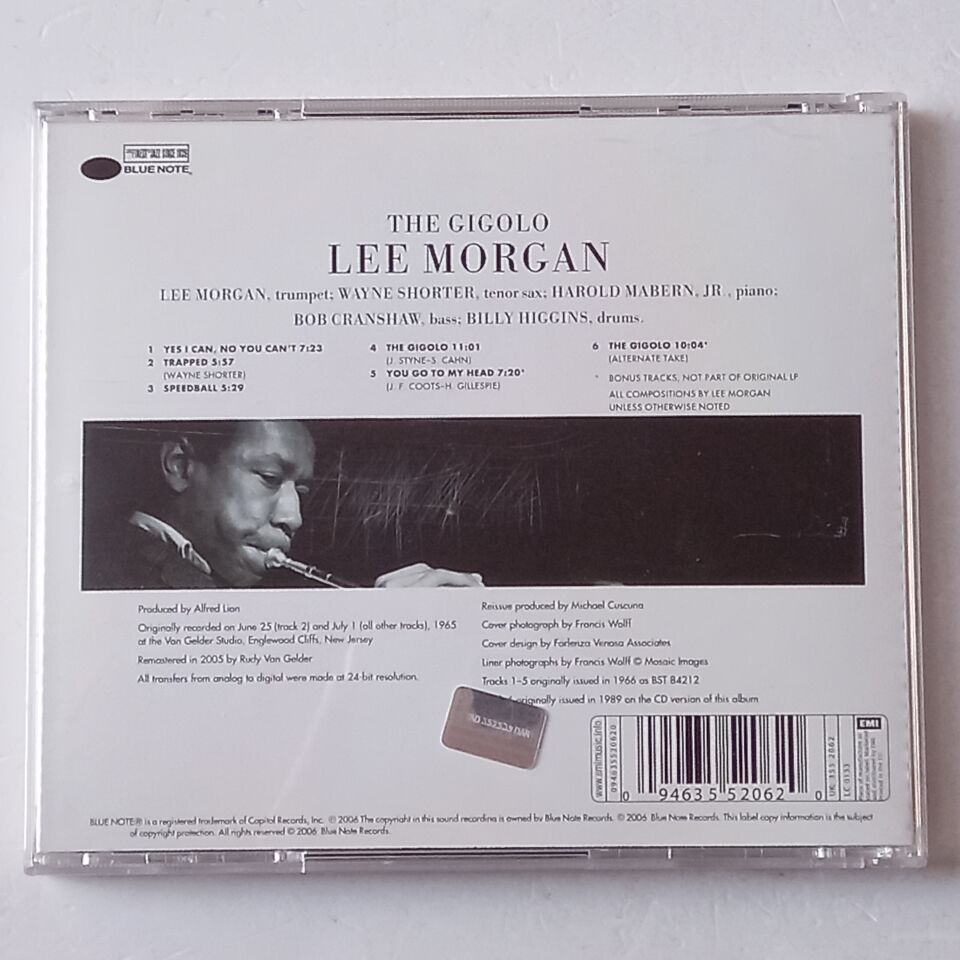 LEE MORGAN – THE GIGOLO (1968) - CD 2006 REMASTERED REISSUE 2.EL