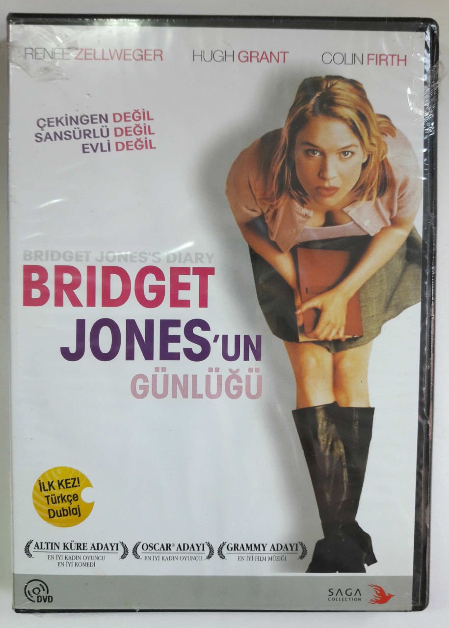 BRIDGET JONES'UN GÜNLÜĞÜ - BRIDGET JONES'S DIARY - RENÉE ZELLWEGER - HUGH GRANT - COLIN FIRTH - DVD SIFIR