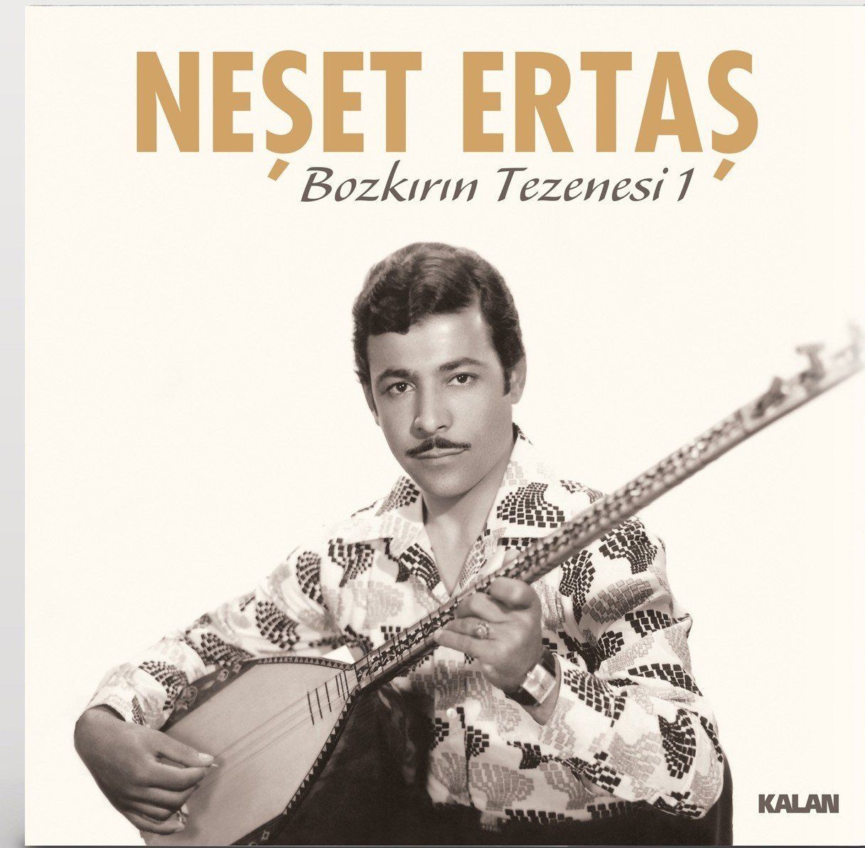 NEŞET ERTAŞ - BOZKIRIN TEZENESİ VOL1 - LP HALK MÜZİĞİ 2024 BASIM SIFIR PLAK