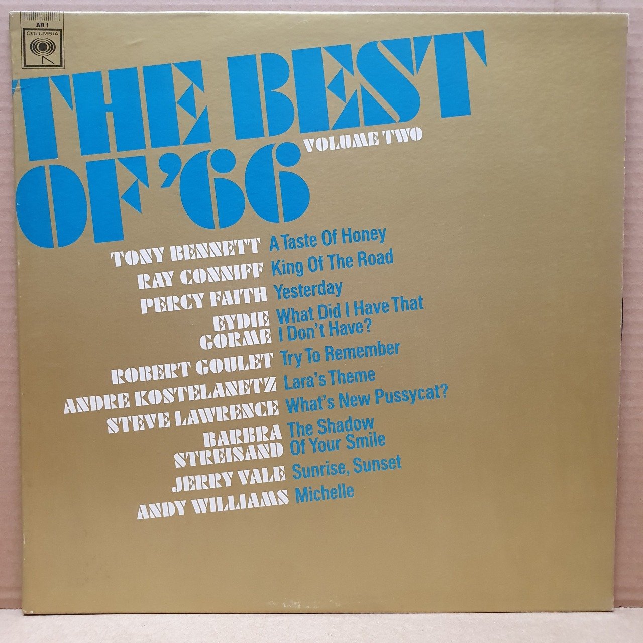 THE BEST OF '66 VOLUME TWO / TONNY BENNET, RAY CONNIFF, PERCY FAITH, JERRY VALE (1967) - LP 2.EL PLAK