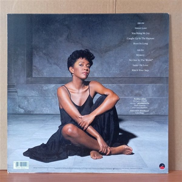 ANITA BAKER – RAPTURE (1986) - LP 2.EL PLAK