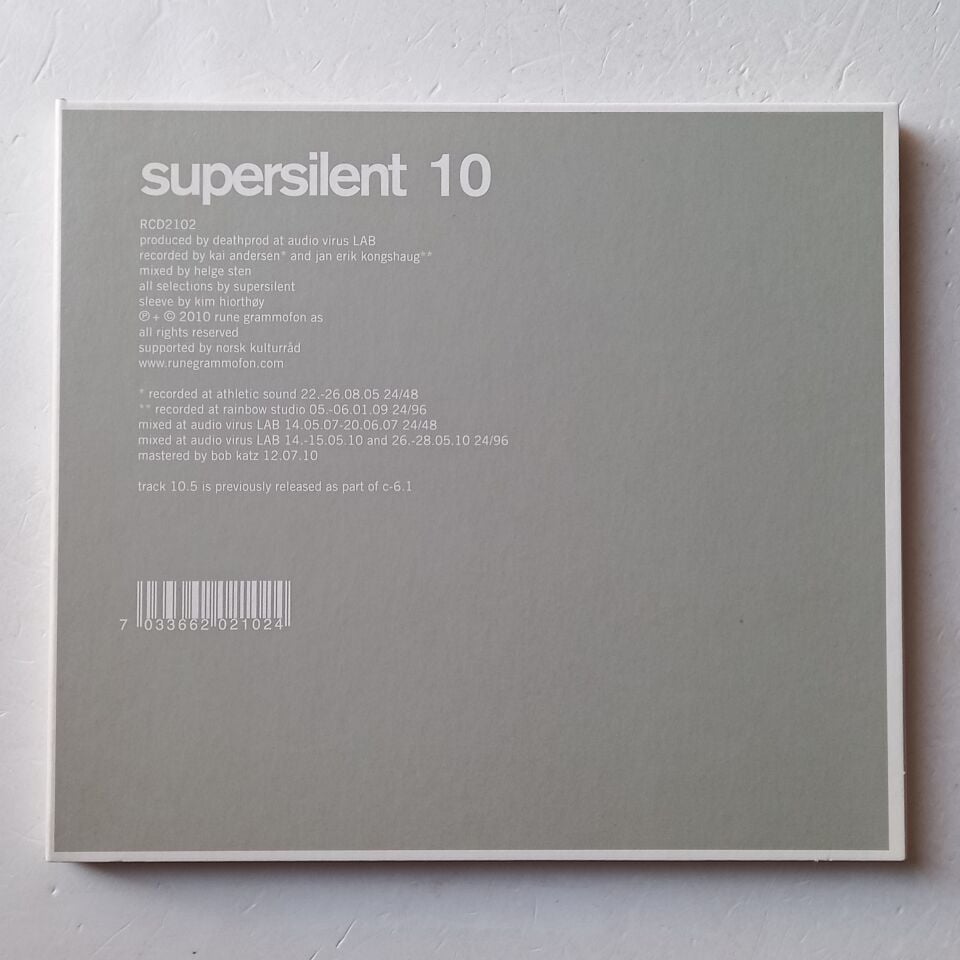 SUPERSILENT – 10 (2010) - CD DIGIPAK 2.EL