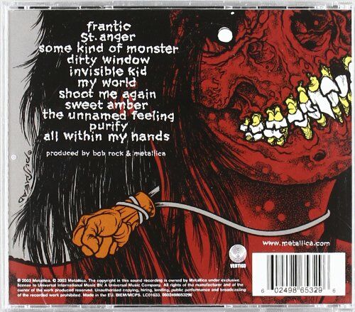 METALLICA – ST. ANGER (2003) - CD AMBALAJINDA SIFIR